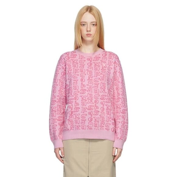 Marc Jacobs Pink Heaven By Marc Jacobs Scribblez Sweater XS - Picture 14 of 16